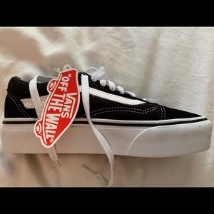 Vans Old Skool black platform sneakers